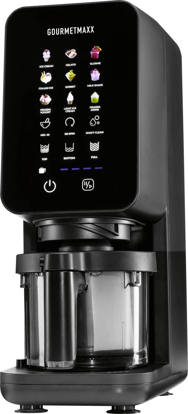 GourmetMaxx 19769 zmrzlinovač s mixovací nádobou, LCD displej