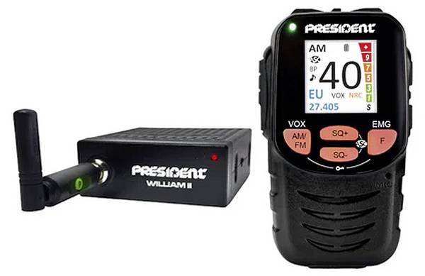 President WILLIAM II, AM/FM CB radiostanice, 40375