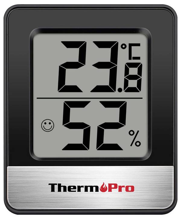ThermoPro TP49B-3 teploměr a vlhkoměr černá, stříbrná TP49B-3