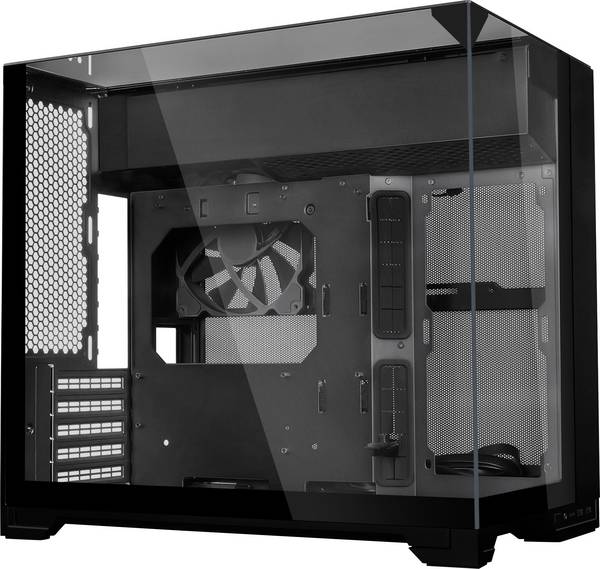 Lian Li O11 Vision-M micro tower PC skříň  černá boční okno