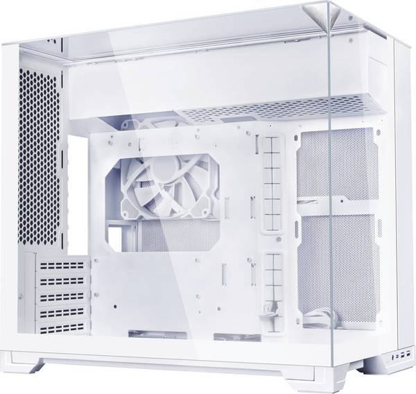 Lian Li O11 Vision-M micro tower PC skříň  bílá boční okno