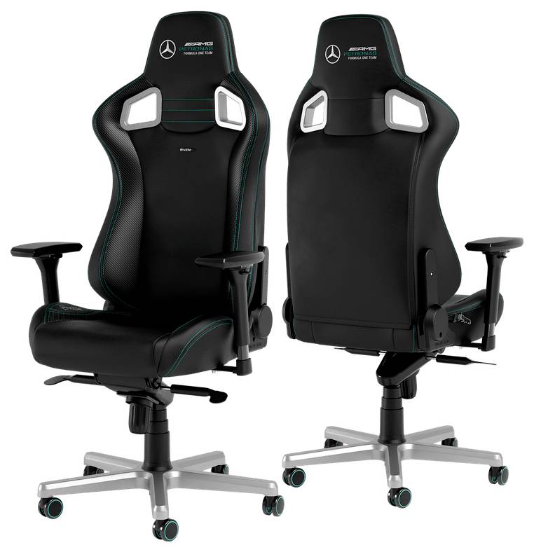 Noblechairs EPIC Mercedes-AMG Petronas Formula One Team Edition Roamingová PC židle černá-1