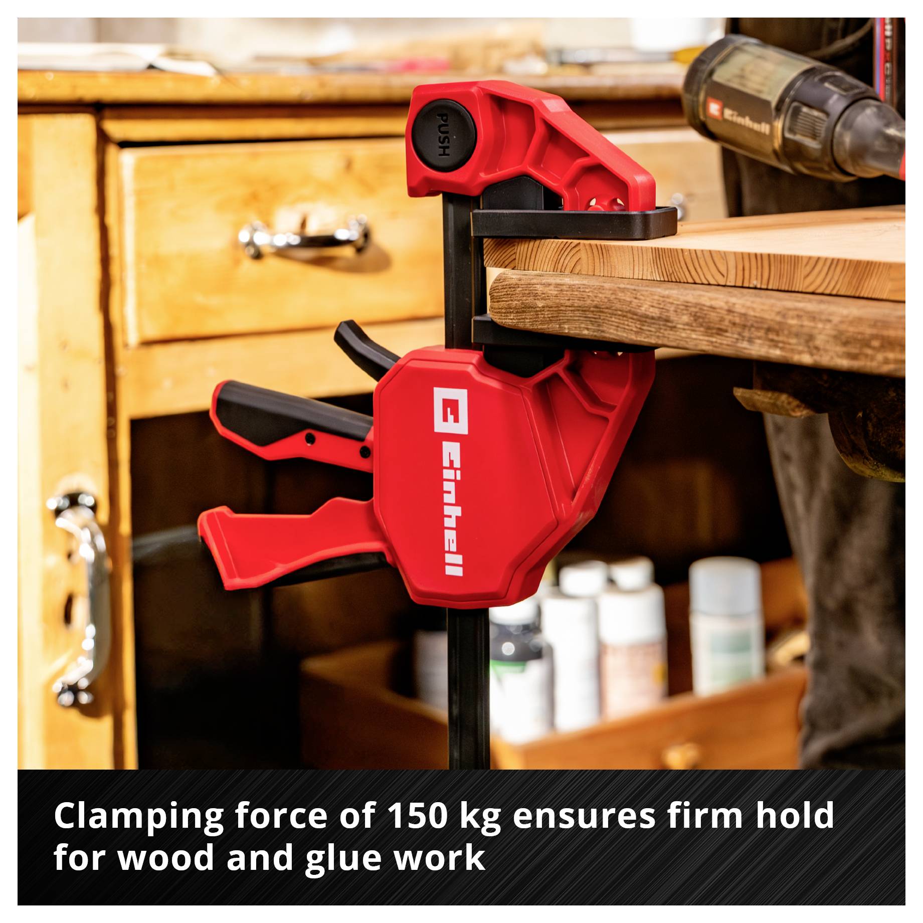 Einhell 930121 jednoruční svorka Rozpětí (max.):600 mm Vnější délka: 89.5 mm-3