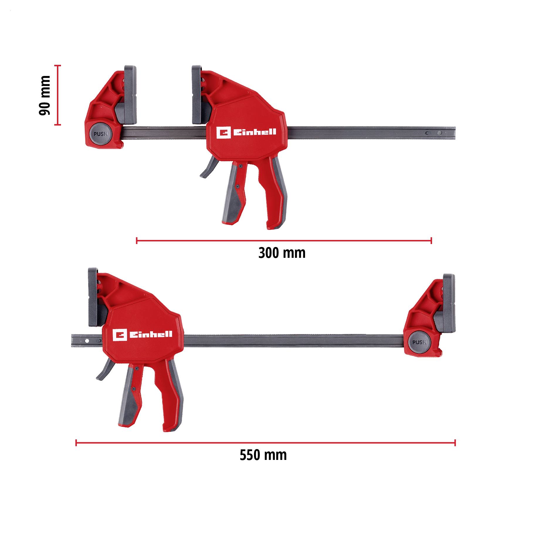 Einhell 930120 jednoruční svorka Vnější délka: 59 mm-1