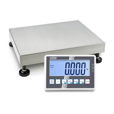 Digitální váha s platformou z nerezavějící oceli a odděleným displejem zobrazujícím 0,000 kg.