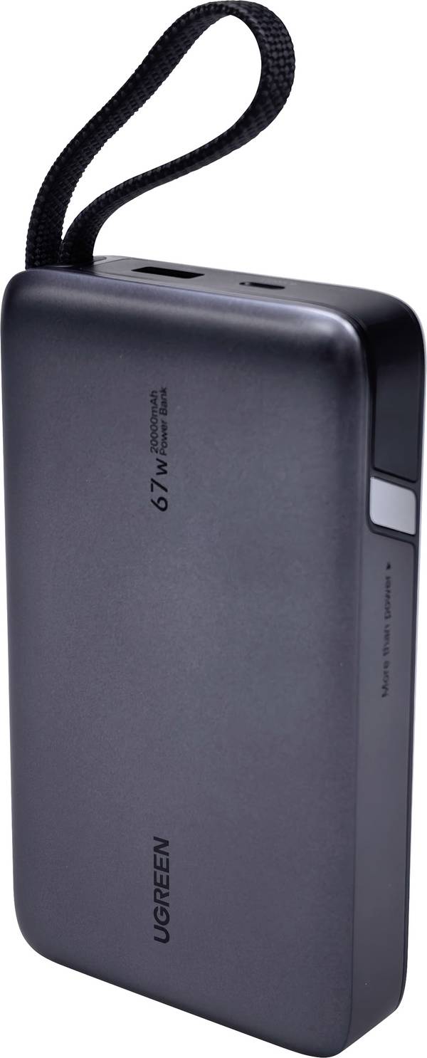 UGREEN  powerbanka Li-Ion, 20000 mAh, Power Delivery 3.0, černá (metalíza), Indikátor stavu