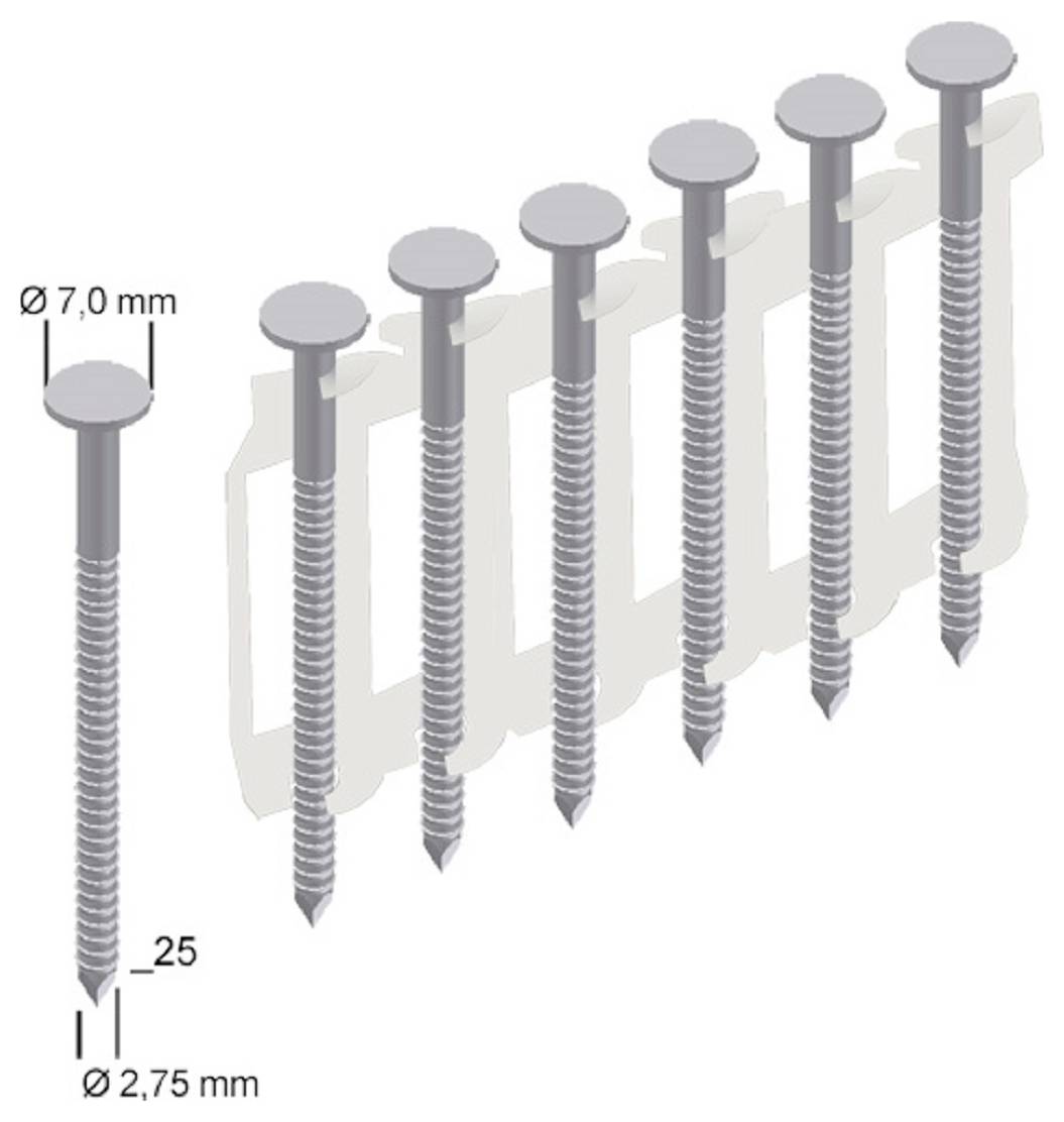 Prebena CNH28/35VZRI CNH28/35VZRI hřebíky (Ø x d) 2.8 mm x 35 mm 3000 ks-1