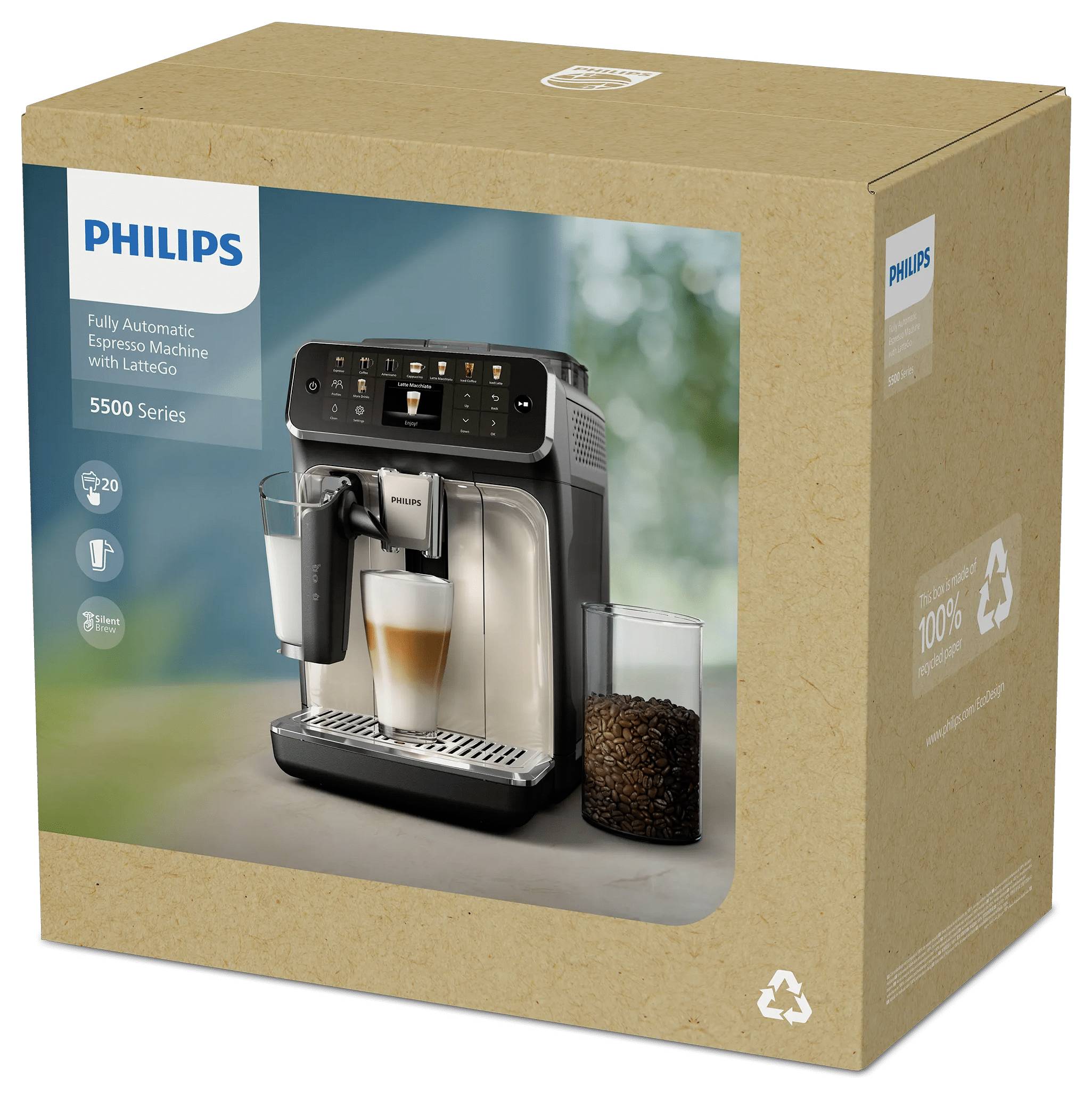 Philips EP5549/70 plně automatický kávovar černá, ocelová-5