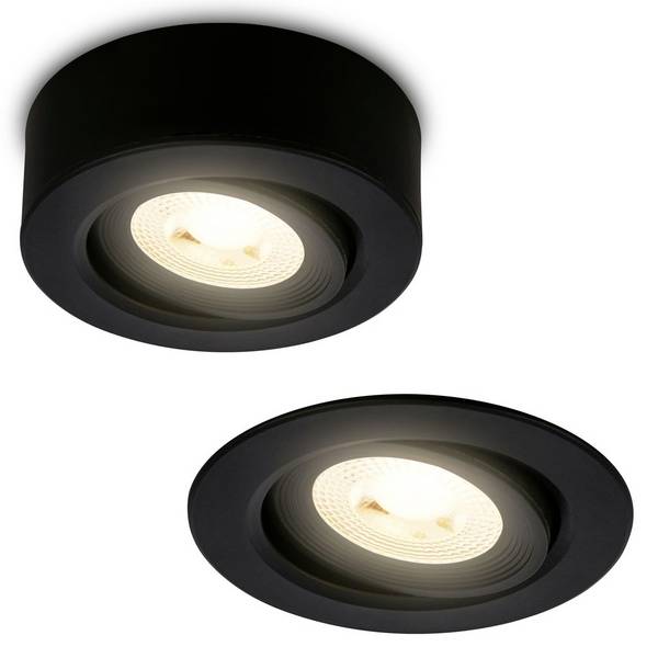 Briloner 7991015 osvětlení na stěnu/strop   LED  Energetická třída (EEK2021): F (A - G) teplá bílá černá