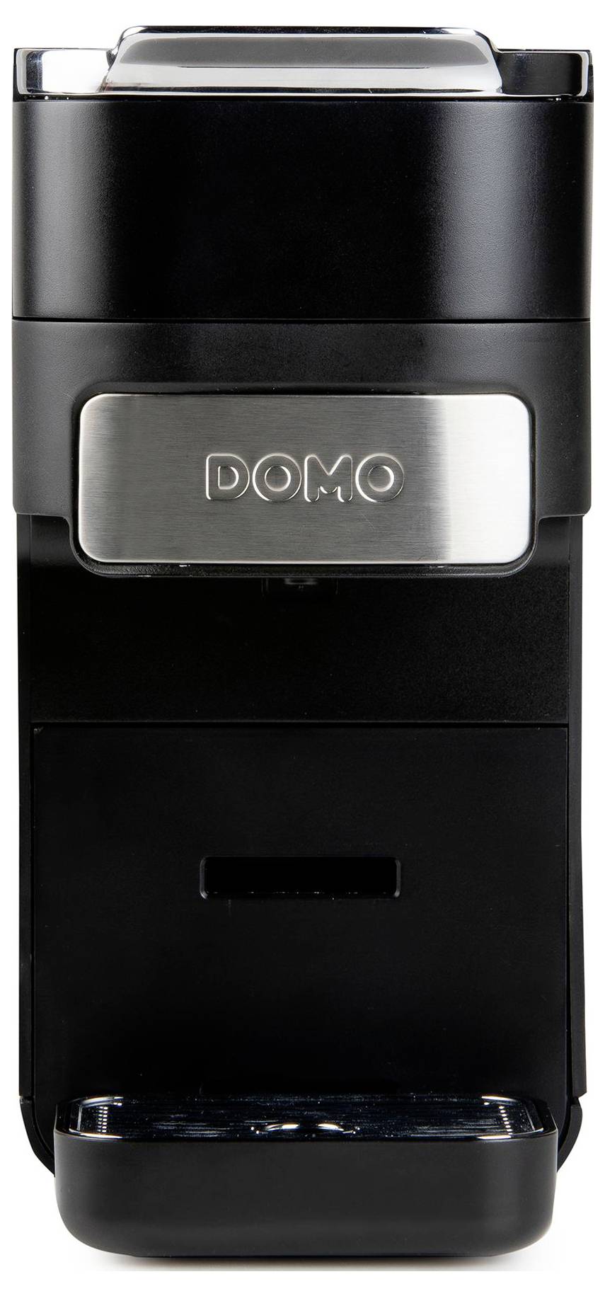 DOMO DO748K kapslový kávovar černá připraví šálků najednou=1 kompatibilní s E.S.E. Pad, s funkcí filtrování kávy, One To-6