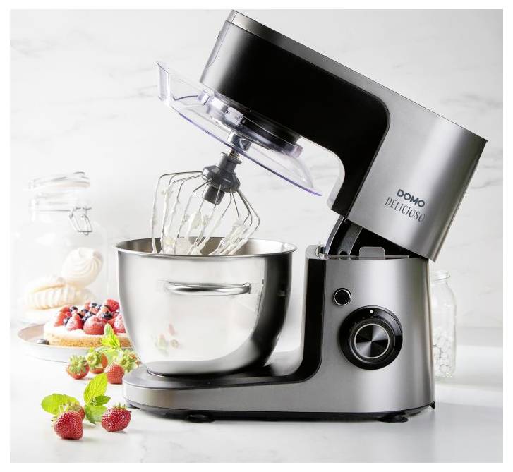 DOMO DO9293KR "Delicioso" kuchyňský robot 1200 W nerezová ocel-2