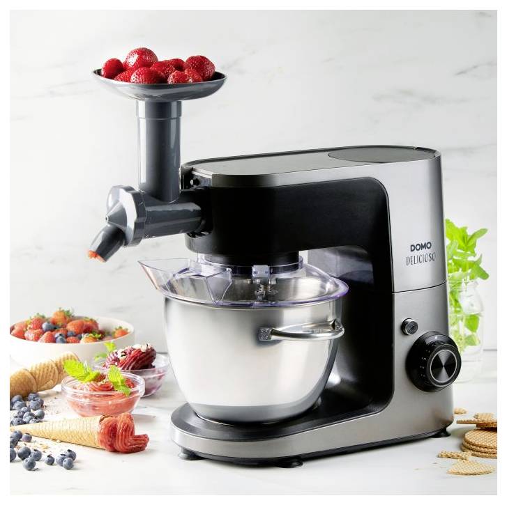 DOMO DO9293KR "Delicioso" kuchyňský robot 1200 W nerezová ocel-3