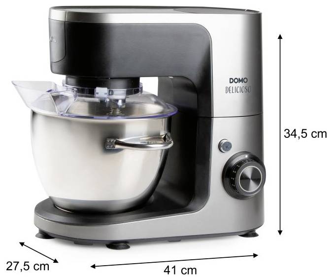 DOMO DO9293KR "Delicioso" kuchyňský robot 1200 W nerezová ocel-10