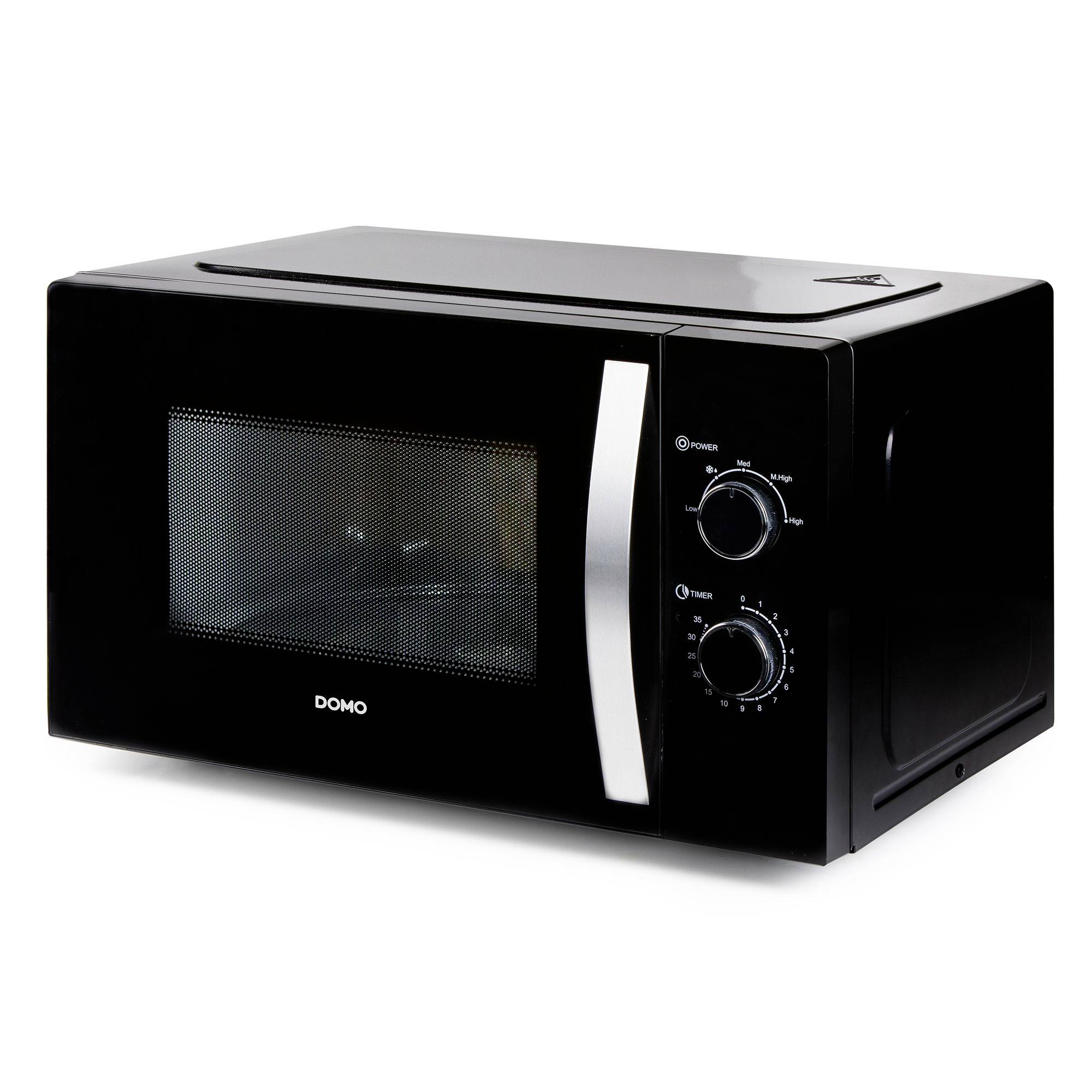 DOMO mikrovlnná trouba černá 900 W-0