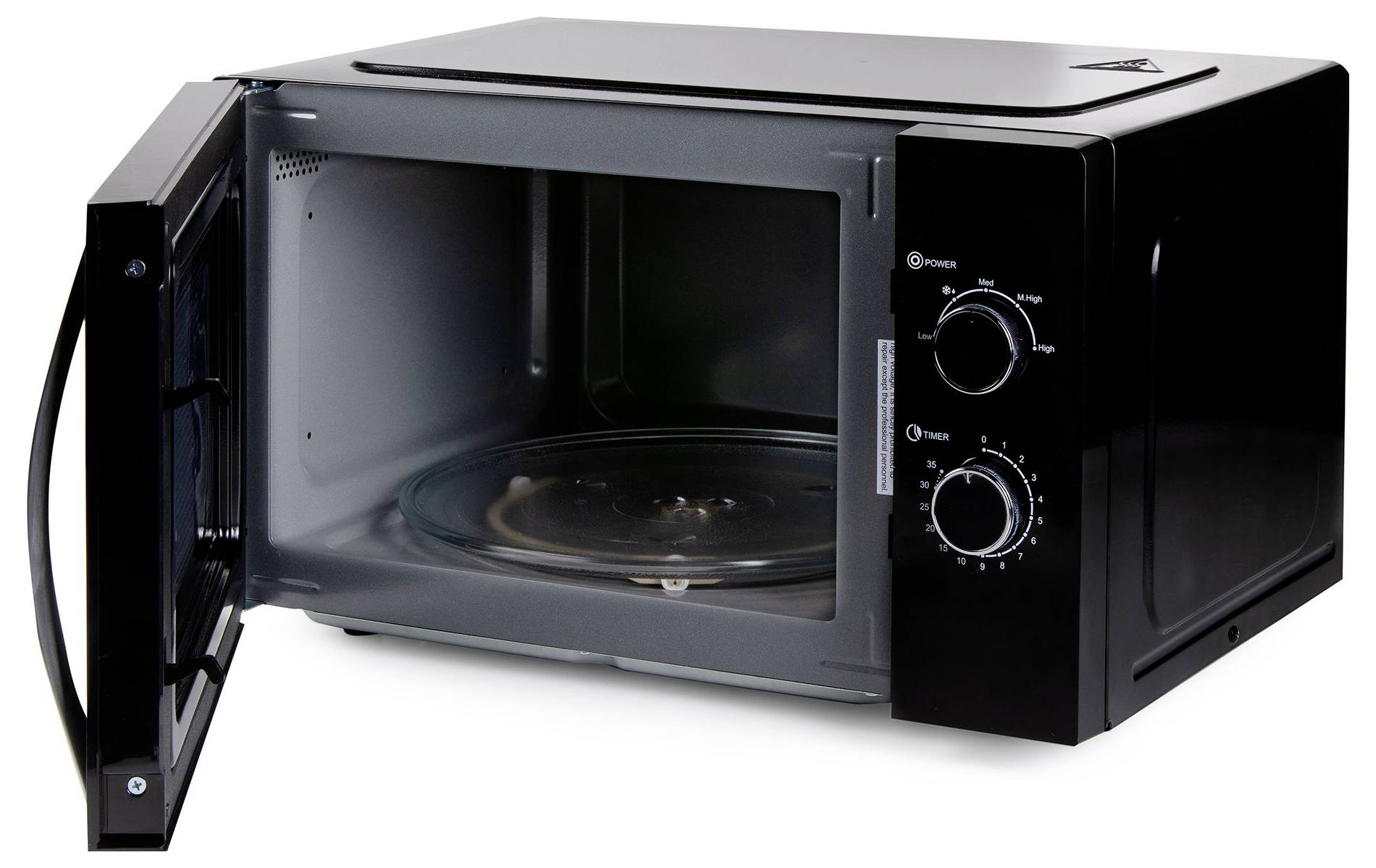 DOMO mikrovlnná trouba černá 900 W-2
