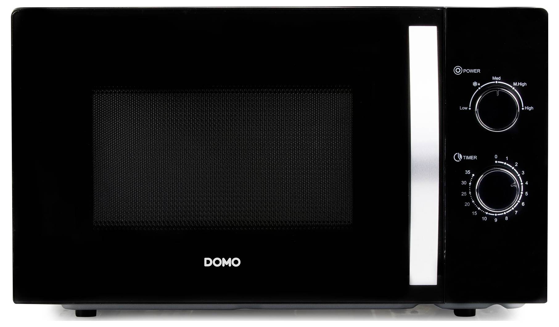 DOMO mikrovlnná trouba černá 900 W-7