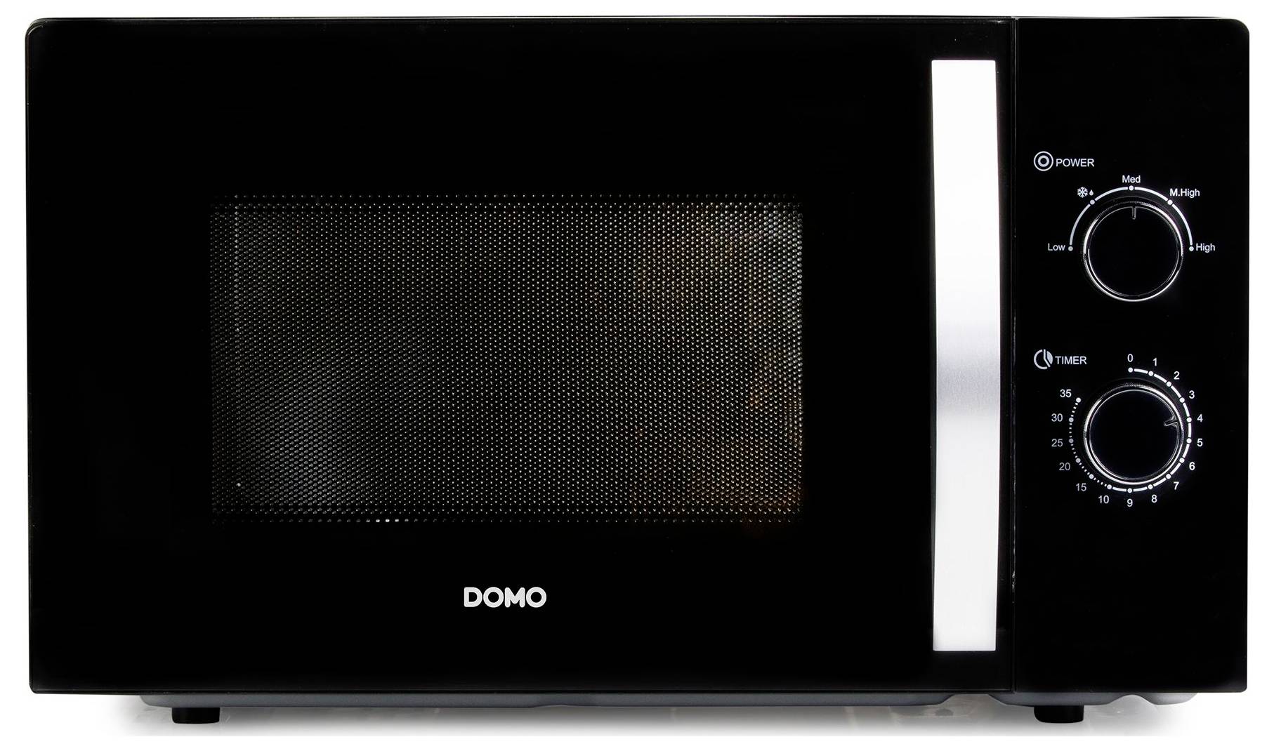 DOMO mikrovlnná trouba černá 900 W-8
