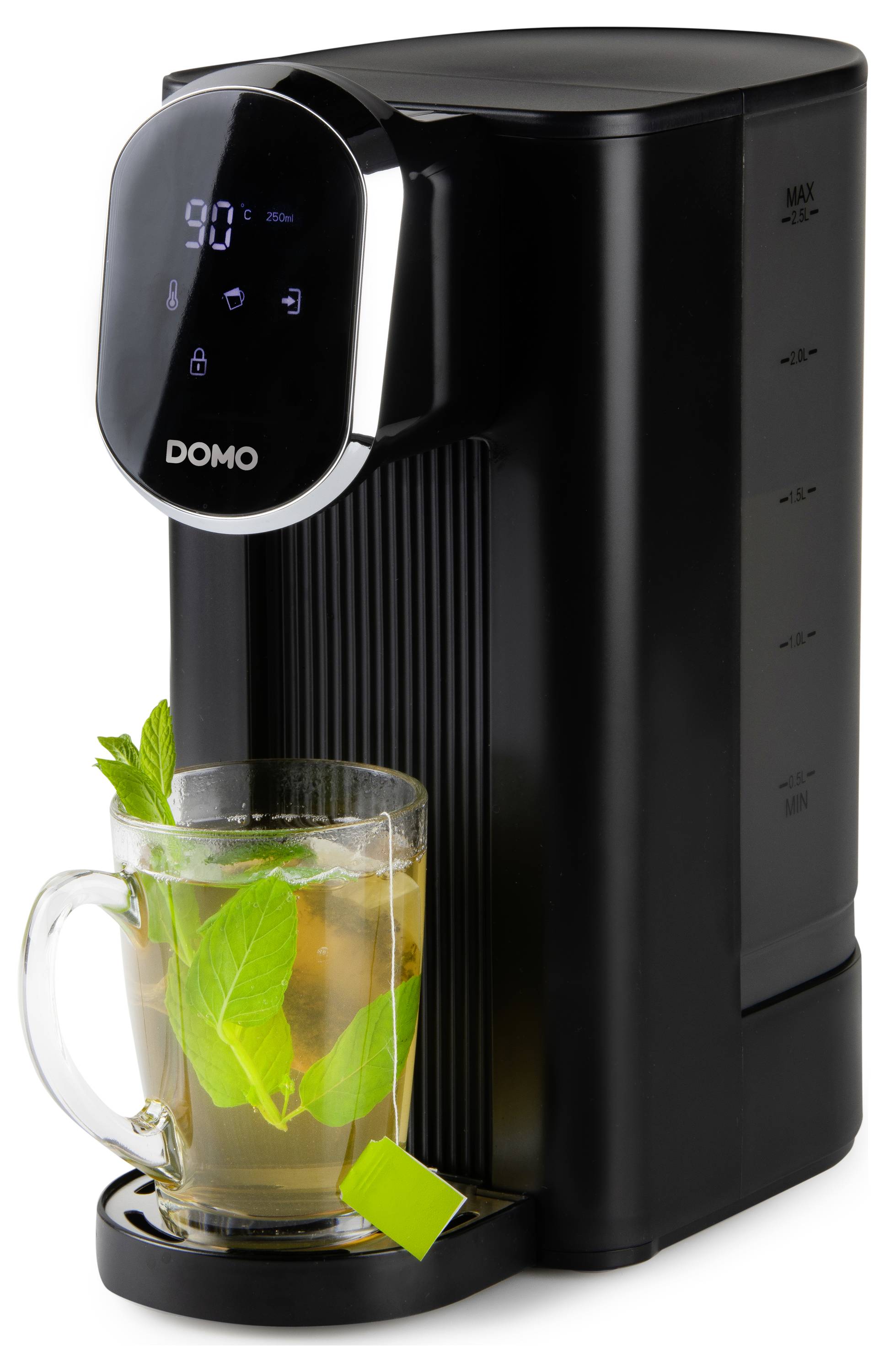 DOMO DO524WK zásobník horké vody černá-7