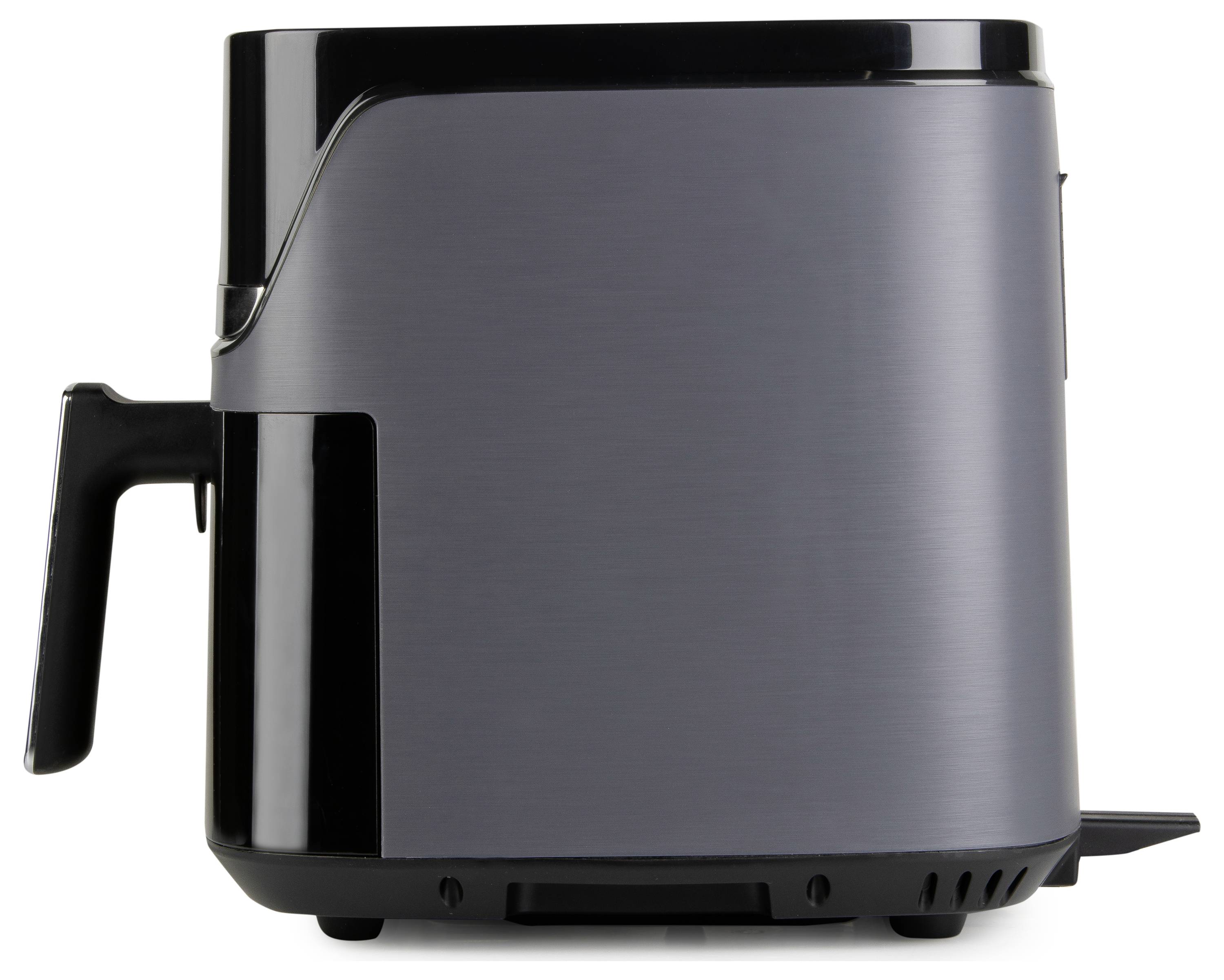 DOMO horkovzdušná fritéza 2800 W černá, stříbrná-22