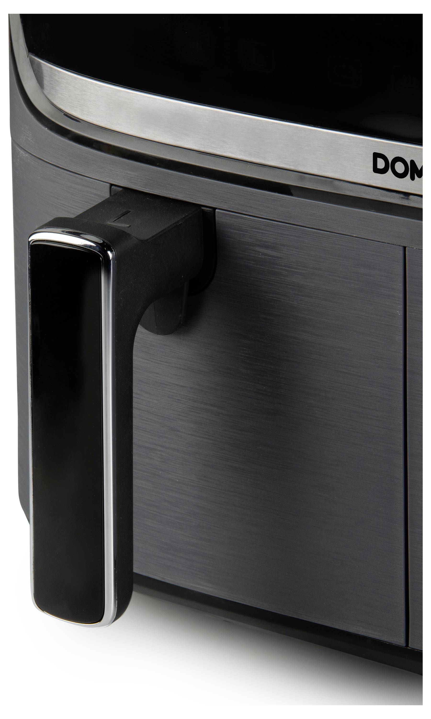 DOMO horkovzdušná fritéza 2850 W černá, stříbrná-7