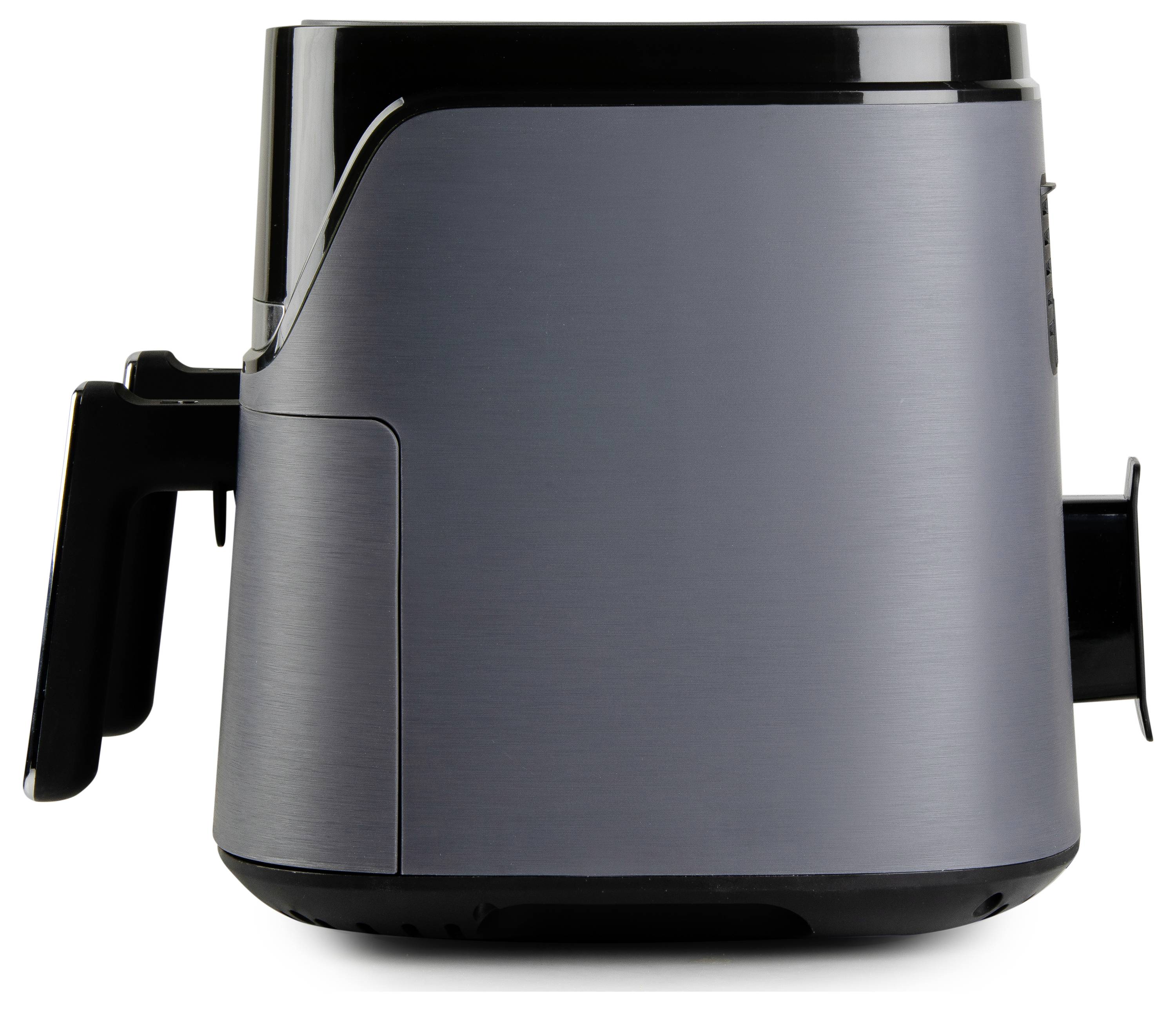 DOMO horkovzdušná fritéza 2850 W černá, stříbrná-17