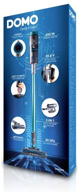 DOMO DO252SV akumulátorový vysavač, 28.8 V, 450 W-36