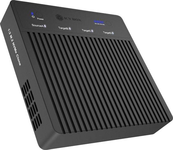 ICY BOX IB-4013MCL-C4 USB 4 M.2 PCIe NVMe  Klonovací stanice  s funkcí klonování