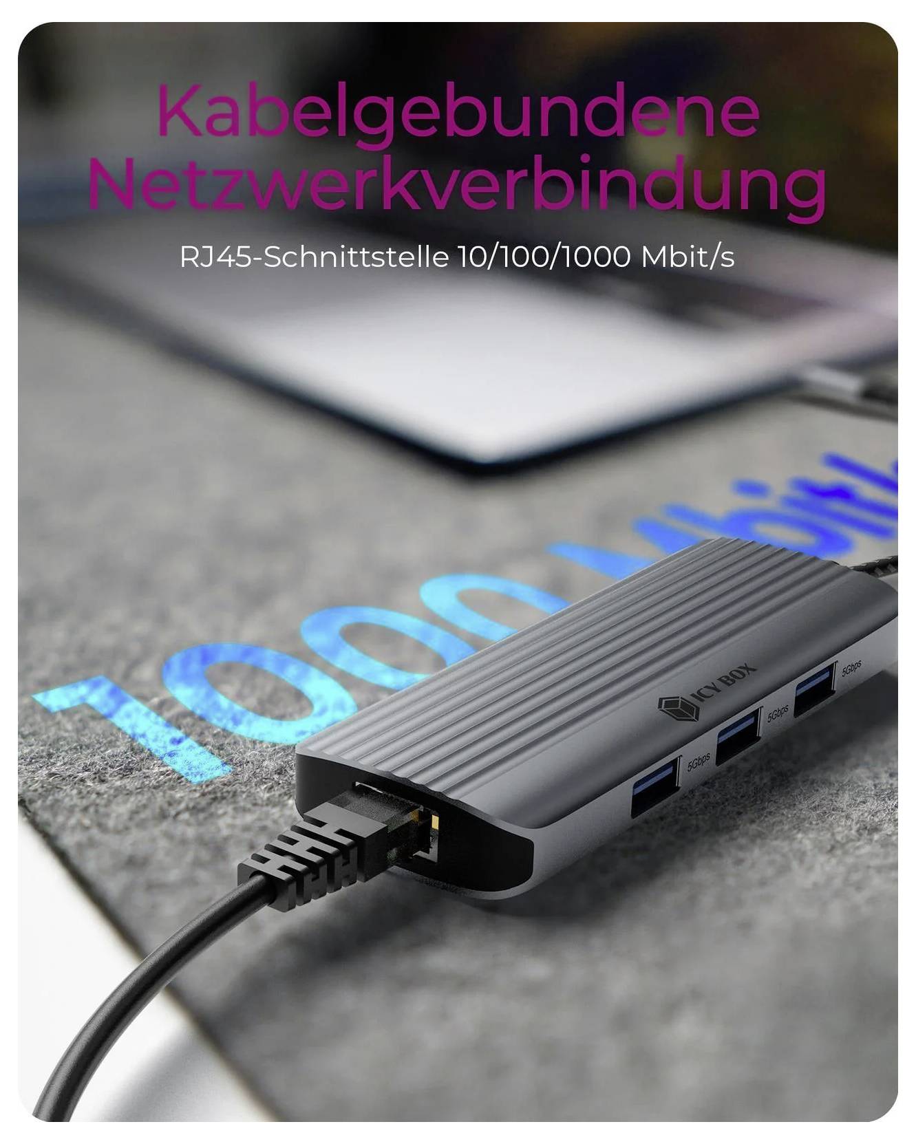 ICY BOX USB-C® dokovací stanice IB-DK4034a-CPD-2
