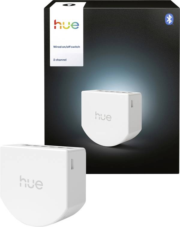 Philips Hue Hue Nástěnný spínací modul 8721103111753  2 Kanal / 2C (6A / 400W LED / 1.380W Halogen)  0.6 W