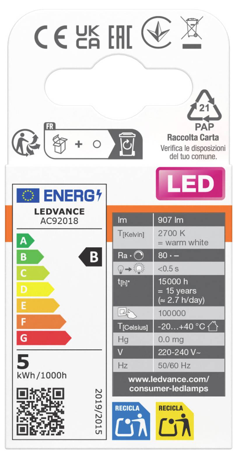OSRAM 4099854758010 LED Energetická třída (EEK2021) B (A - G) G9 pinová objímka 9 W teplá bílá nestmívatelné 1 ks-2