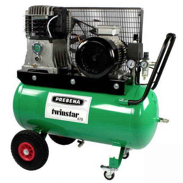 Prebena pístový kompresor TWINSTAR670 90 l 10 bar