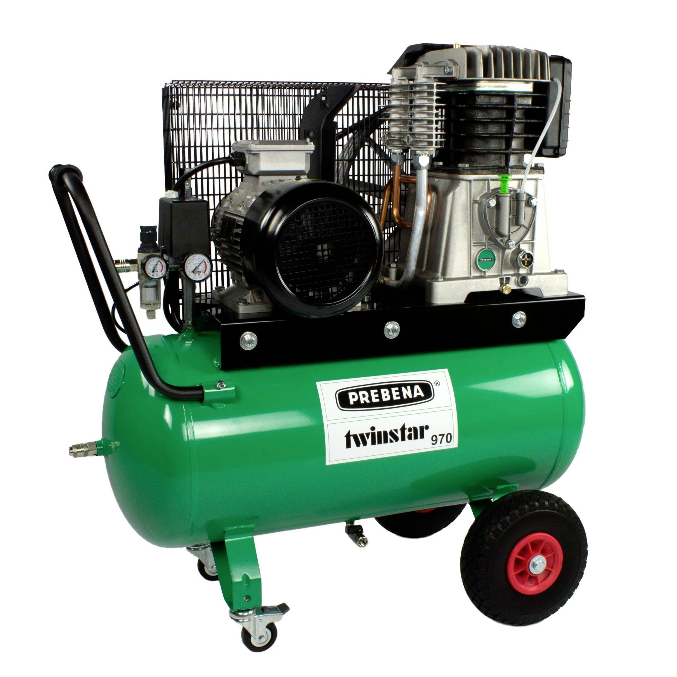 Prebena pístový kompresor TWINSTAR970 90 l 10 bar-0
