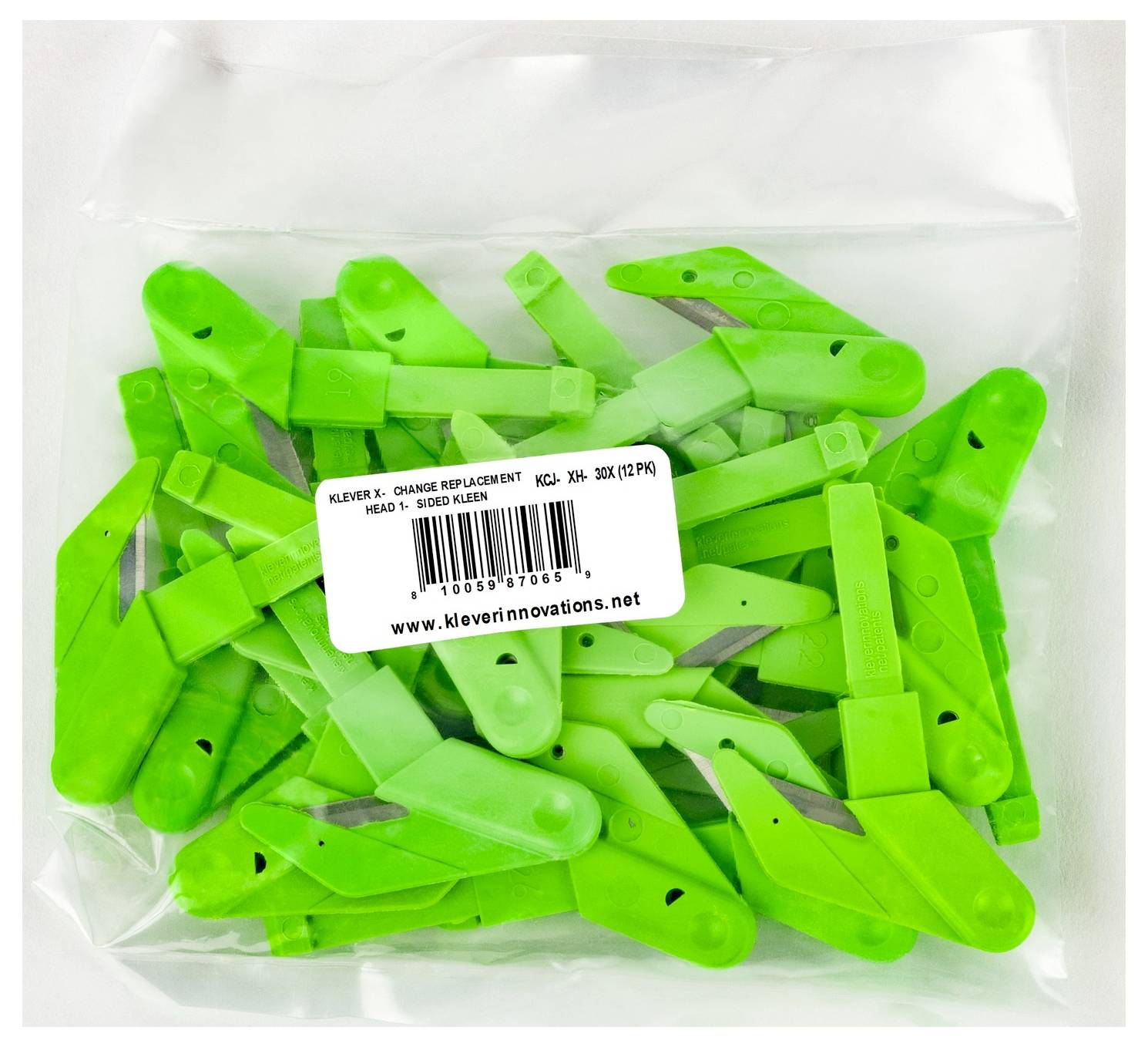 KLEVER KCJ-XH-30X KLEVER KCJ-XH-30X XChange™ 30 Kleen™ náhradní čepel bezpečnostního nože zelená, 12 ks 12 ks-6