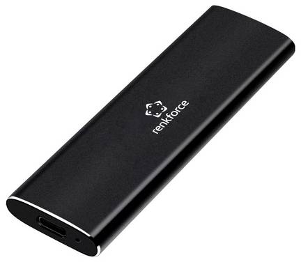 Renkforce  2 TB, externí SSD disk, USB-C®, USB-A, černá