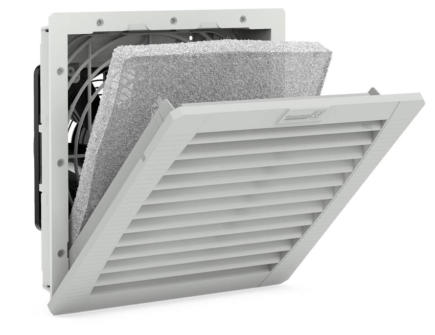 Pfannenberg PF 32000 24DC 54 7035 větrák s filtrem 24 V/DC, (š x v x h) 202 x 202 x 87 mm, Piece, 1 ks-4