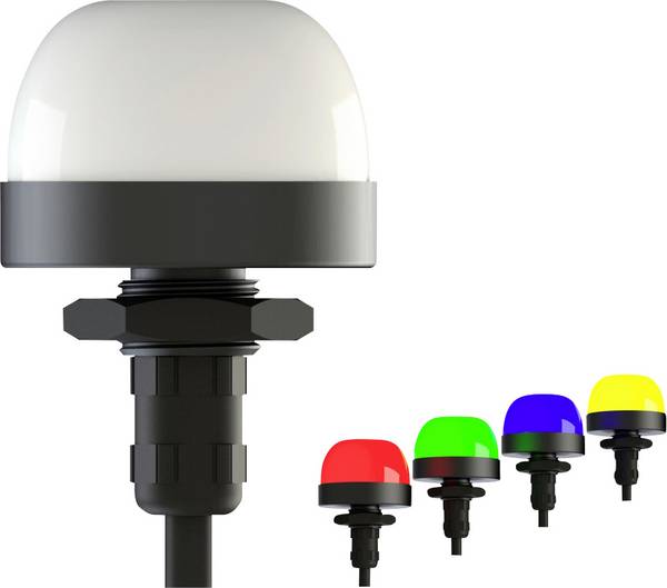 Pfannenberg LED vestavné svítidlo  22016808599 Dome 50 24V RGB IO-Link M12