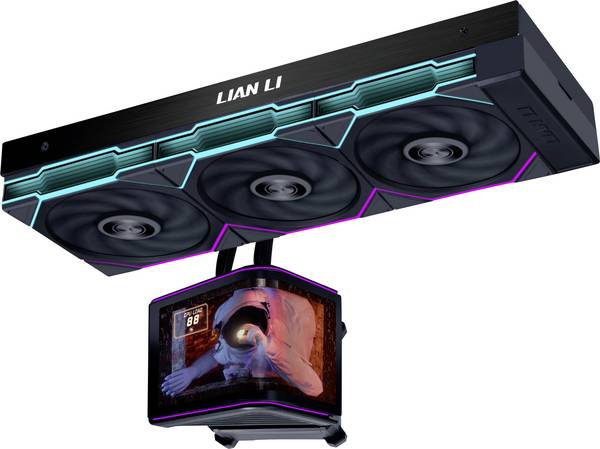 Lian Li HydroShift II OLED Curved 360 UNI FAN TL FLEX vodní chladič PC