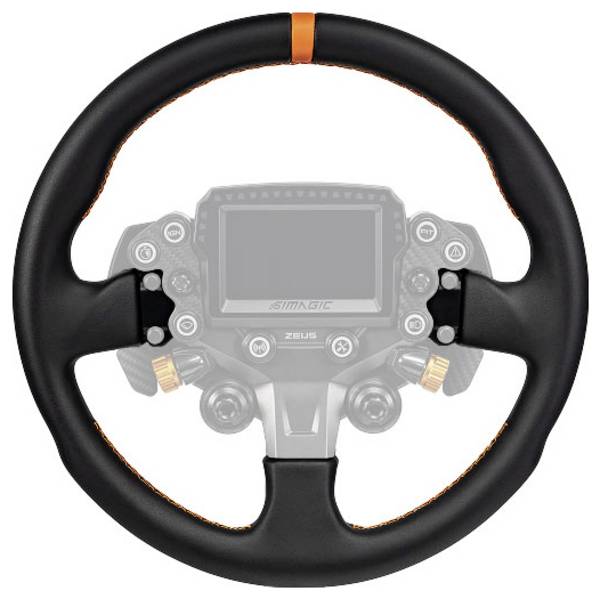 SIMAGIC ZS-330RR (Leather) Volant bez zdvihu  PC černá