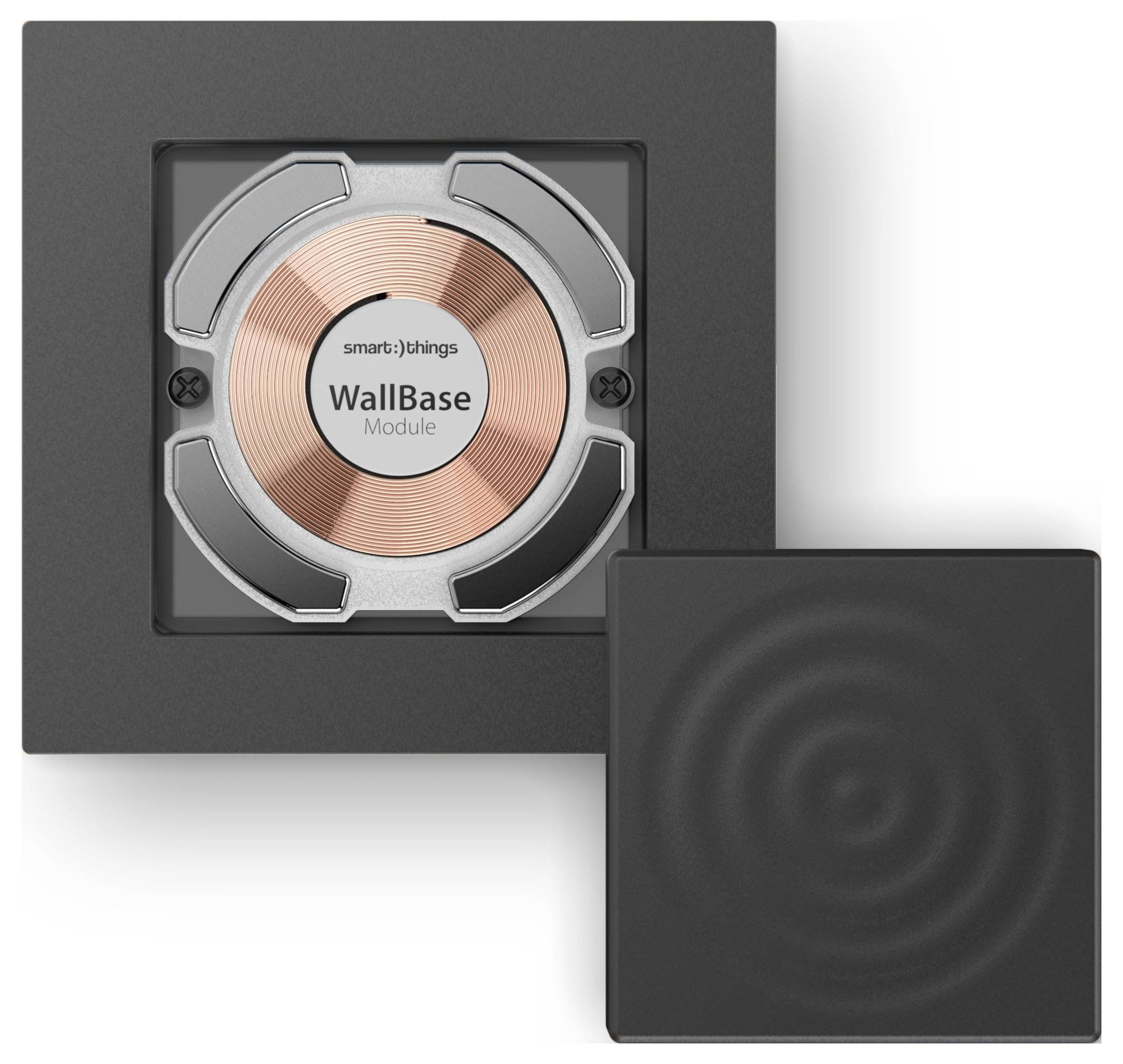 Smart Things bezdrátová indukční nabíječka 15 W smart things WallBase 55 Magnetic Wirele WB55 w Výstup Qi standard bílá-2