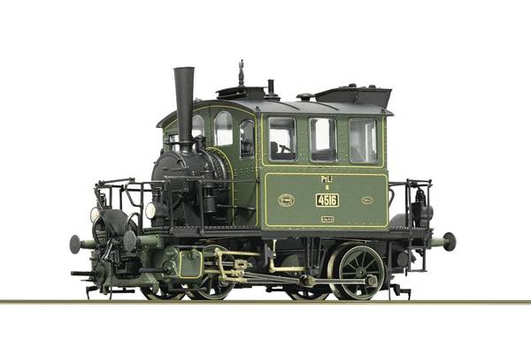 Roco 7100036 Parní lokomotiva H0 PTL 2/2 4516 (DC)