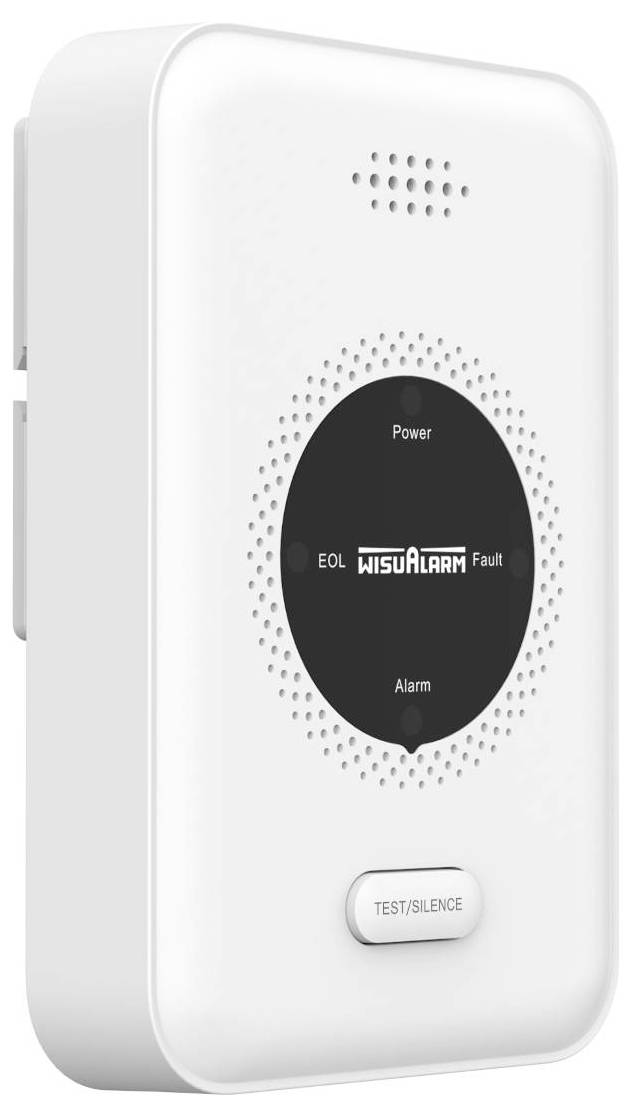 Wisualarm DHI-HY-GA20A-R8, DHI-HY-GA20A-R8 detektor úniku možnost vzájemného propojení 230 V, detekce methanu-2