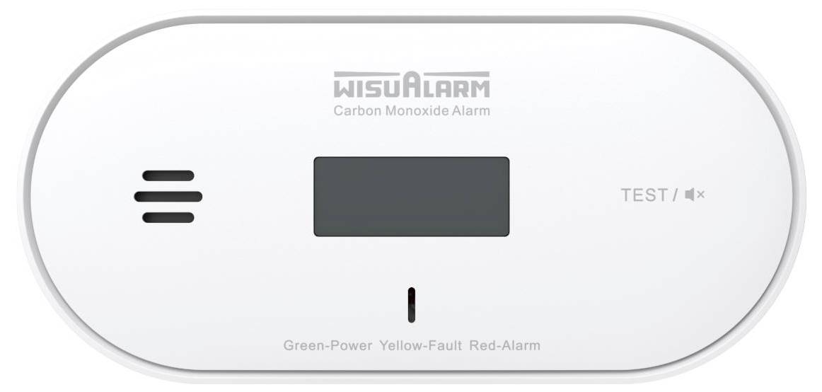 Wisualarm DHI-HY-GC30A-R8, DHI-HY-GC30A-R8 detektor oxidu uhelnatého možnost vzájemného propojení, vč. baterie s životno-1