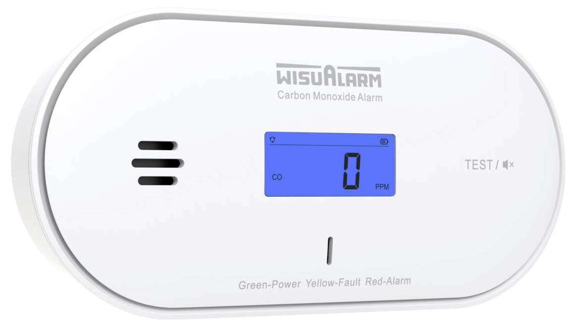 Wisualarm DHI-HY-GC30A-R8, DHI-HY-GC30A-R8 detektor oxidu uhelnatého možnost vzájemného propojení, vč. baterie s životno-2