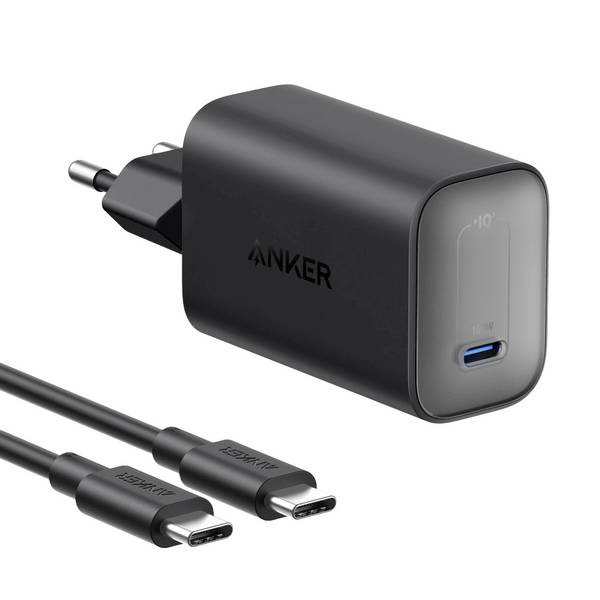 Anker ANKER Nano Charger 100W Kabel 1C black nabíjecí adaptér, GaN, 1x USB-C®, 100 W, Dodávka energie, černá