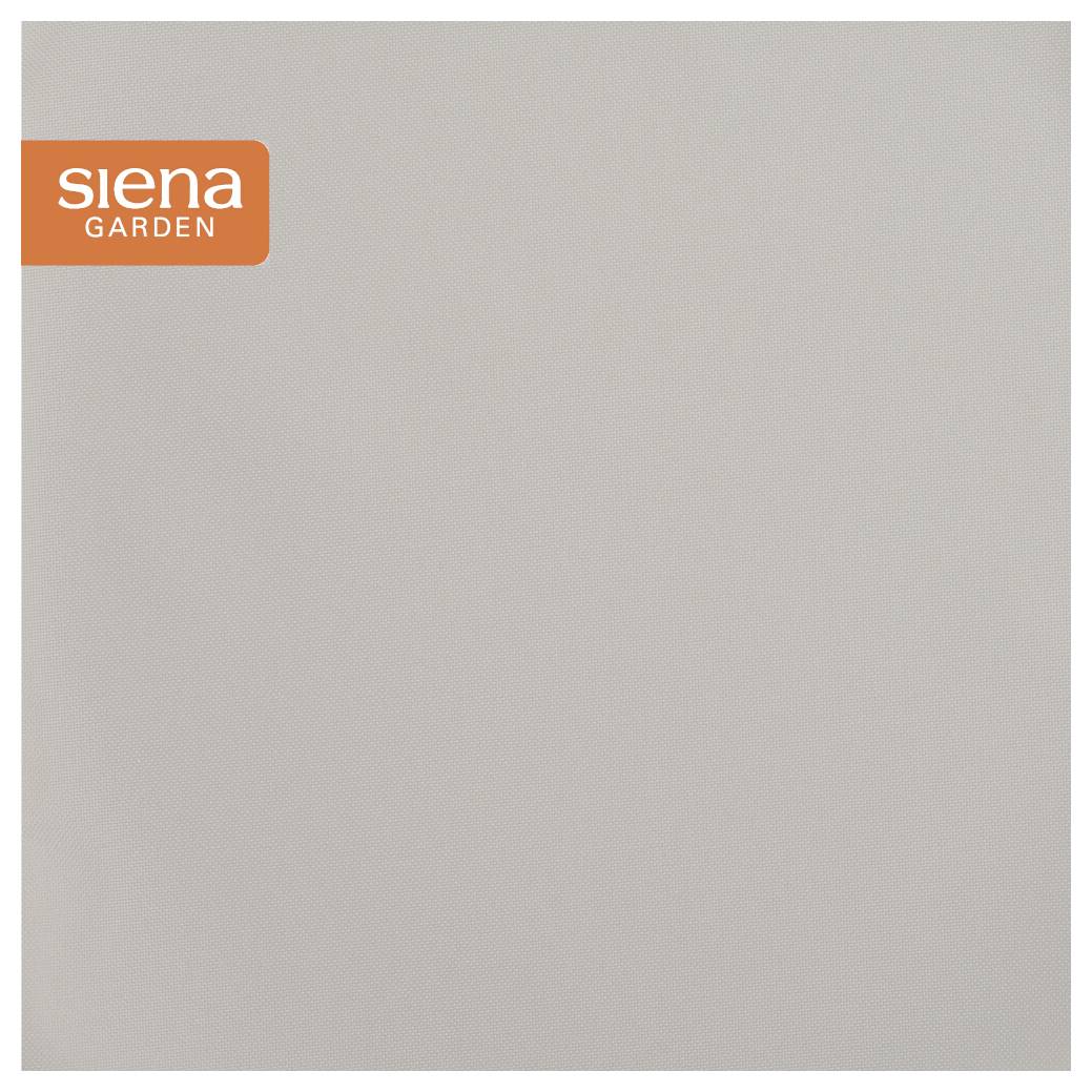 Prázdný světle šedý čtverec s oranžovým logem „siena garden" v levém horním rohu.