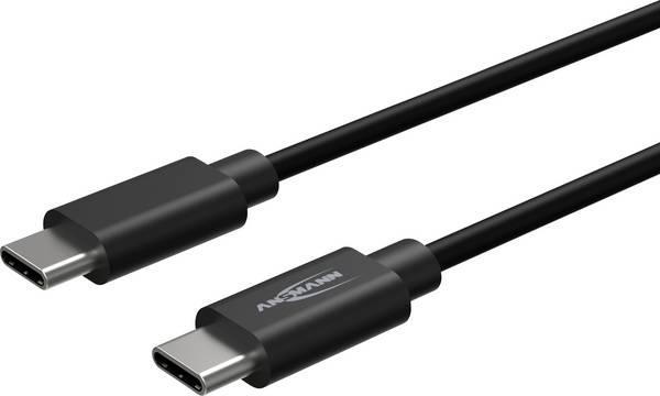 Ansmann pro mobilní telefon kabel [1x USB-C® - 1x USB-C®] 120 cm USB-C®