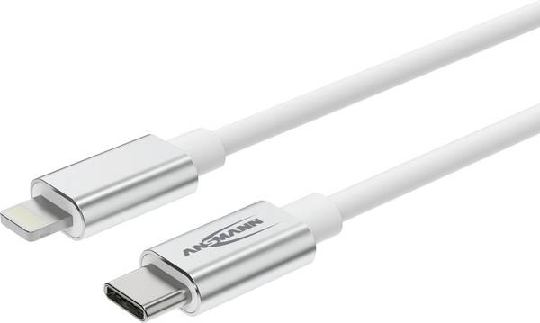 Ansmann pro mobilní telefon kabel   Lightning konektor Apple, USB-C®