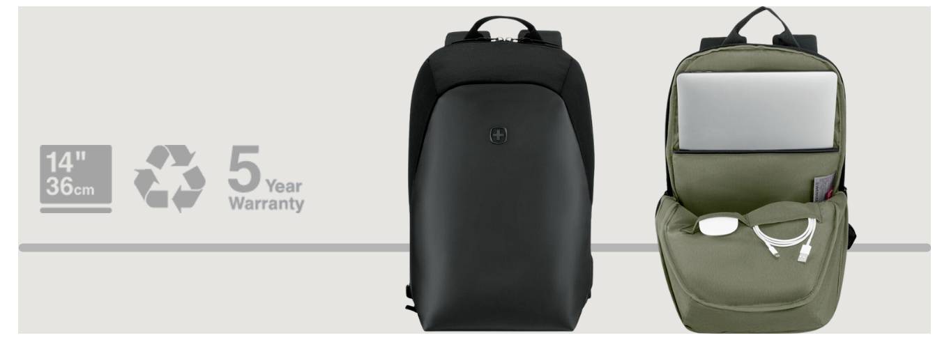 Wenger batoh na notebooky 35,6 cm (14") , černá-12