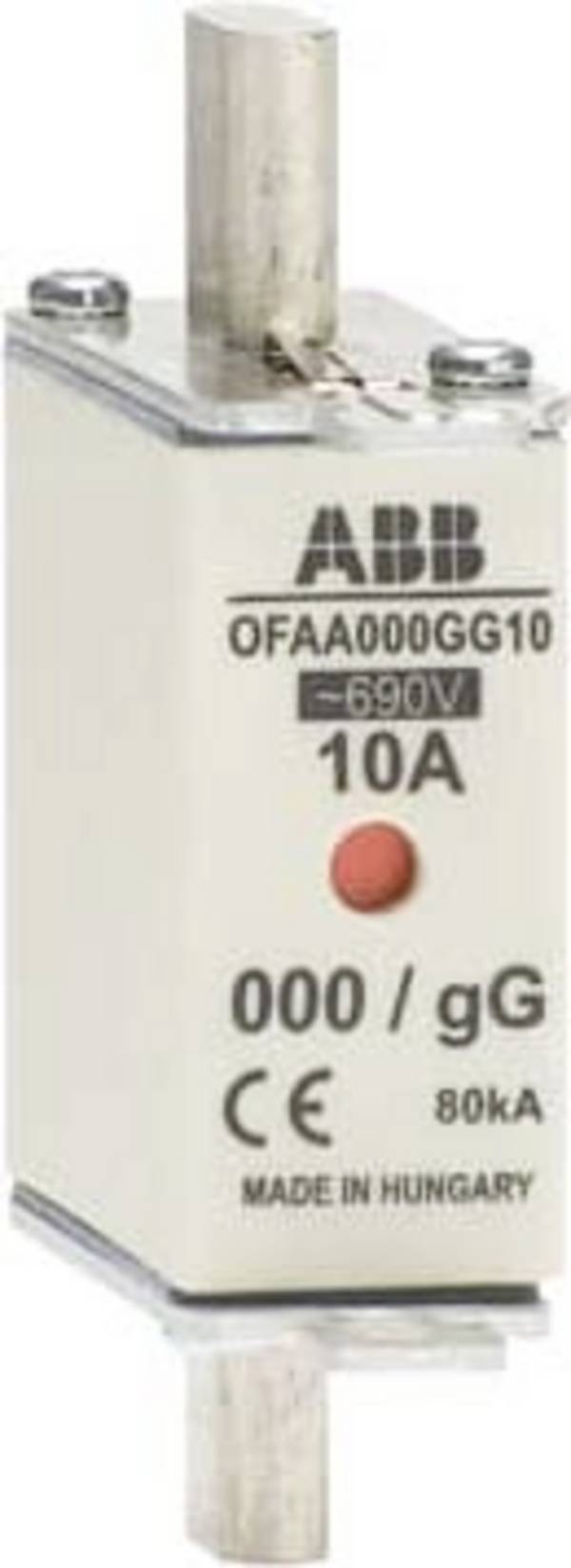ABB 1SCA022661R9060 NH pojistka   Velikost pojistky = 000  35 A  690 V DC/AC 9 ks