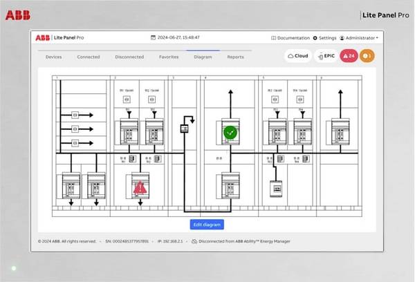 ABB 1SDA123321R1 Lite Panel Pro počítačový panel pro PLC